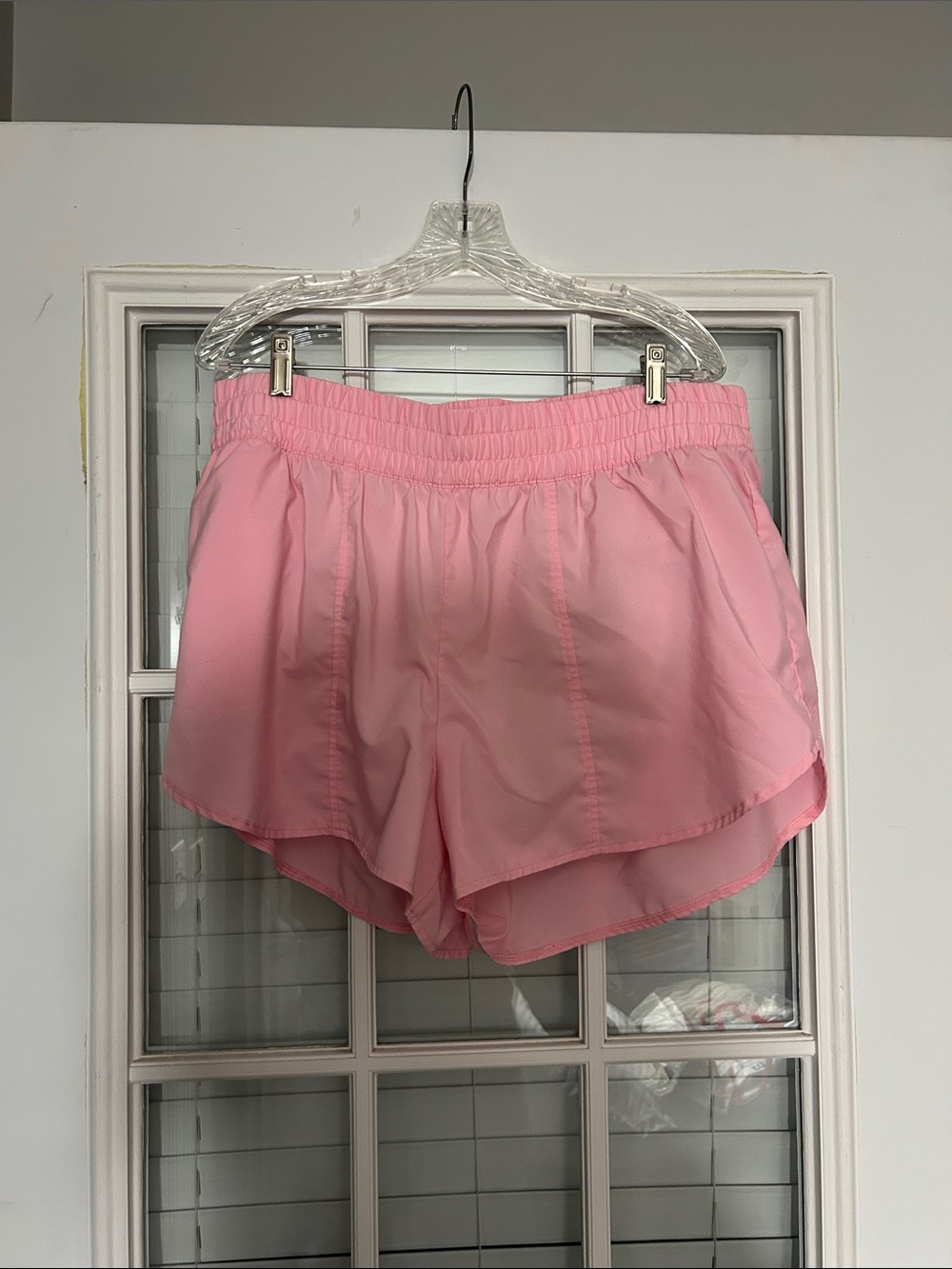 all in motion Pink Layered Hem Athletic Shorts